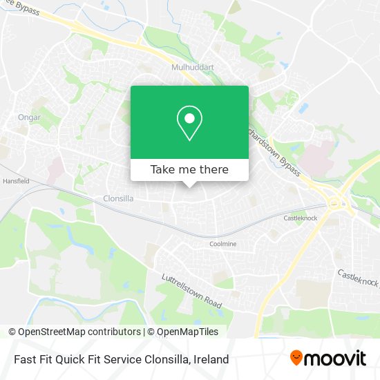 Fast Fit Quick Fit Service Clonsilla map