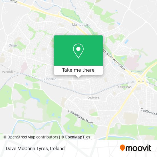 Dave McCann Tyres map