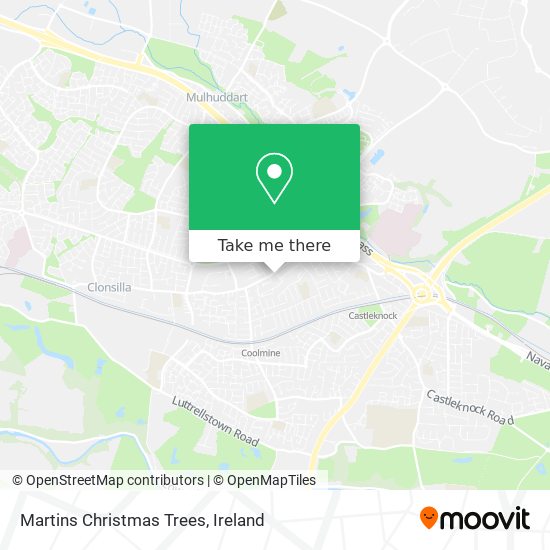 Martins Christmas Trees map