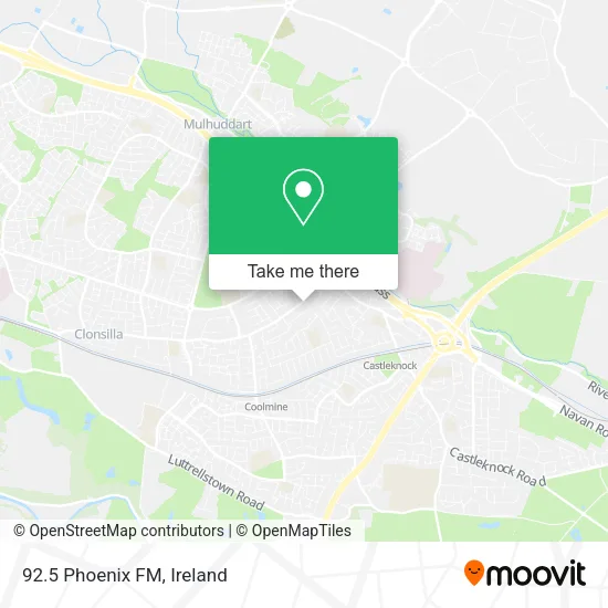 92.5 Phoenix FM map