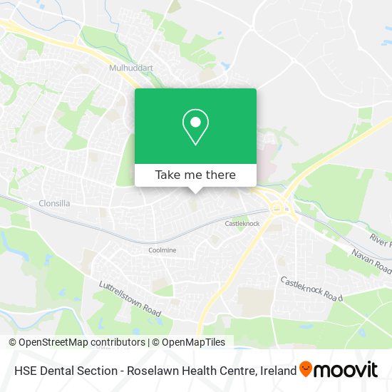 HSE Dental Section - Roselawn Health Centre map