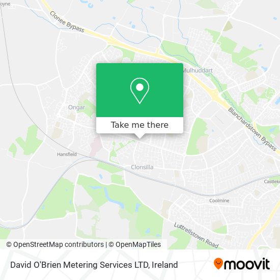 David O'Brien Metering Services LTD map