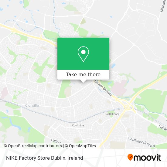NIKE Factory Store Dublin map