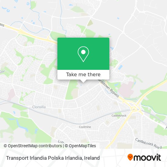 Transport Irlandia Polska Irlandia map