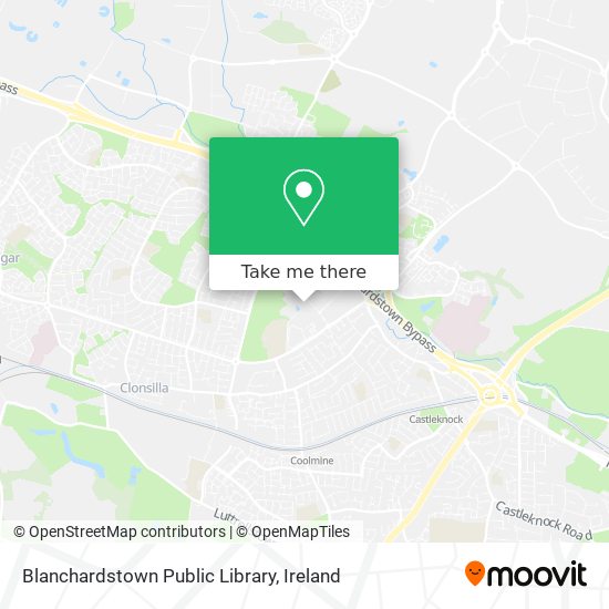 Blanchardstown Public Library map