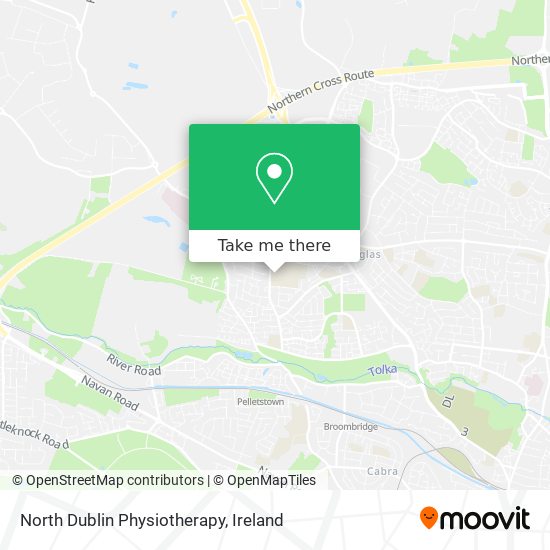 North Dublin Physiotherapy map