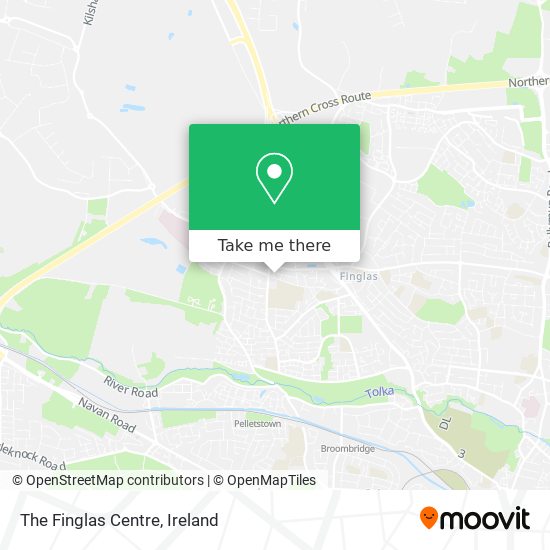 The Finglas Centre map