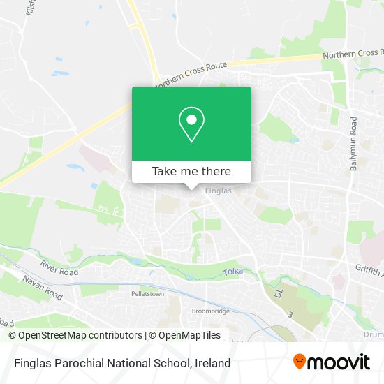 Finglas Parochial National School map