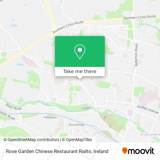 Rose Garden Chinese Restaurant Rialto map