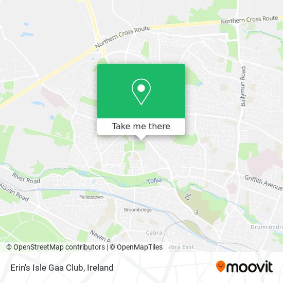 Erin's Isle Gaa Club map