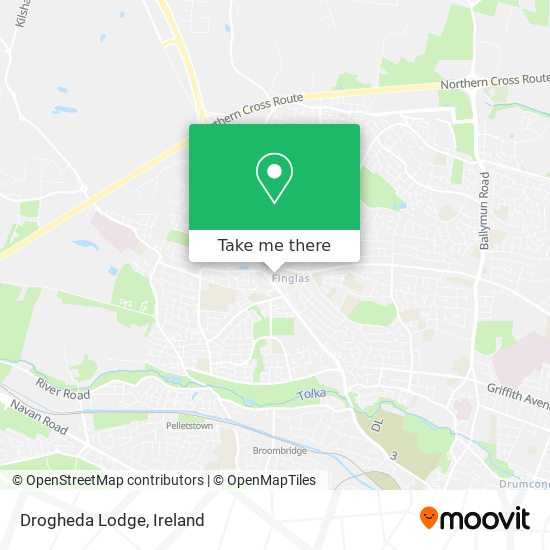 Drogheda Lodge map