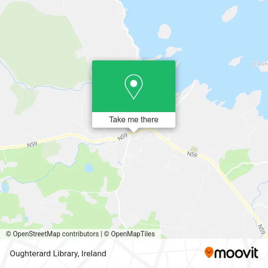 Oughterard Library map