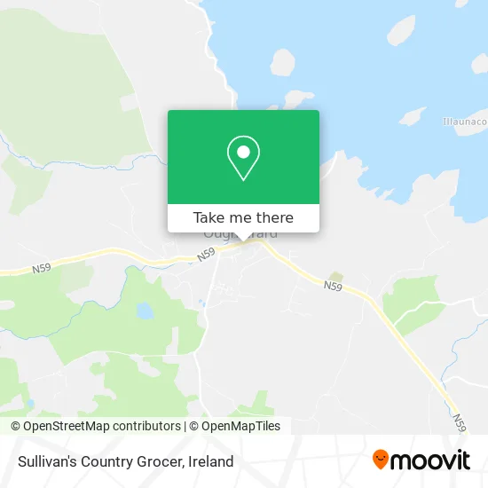 Sullivan's Country Grocer map