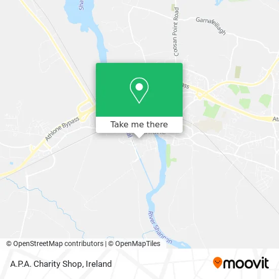 A.P.A. Charity Shop map