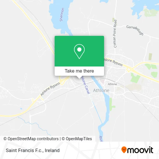 Saint Francis F.c. map