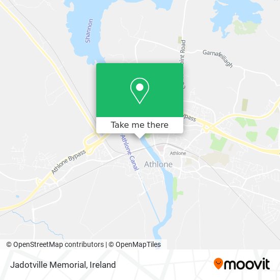 Jadotville Memorial map