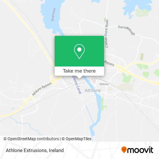 Athlone Extrusions map