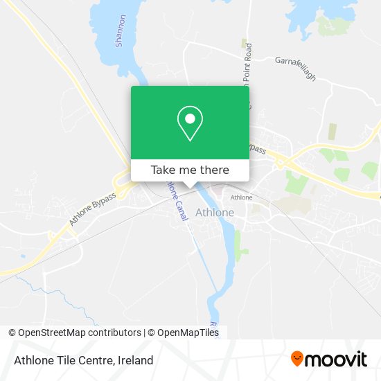 Athlone Tile Centre map