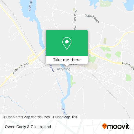 Owen Carty & Co. map