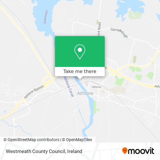 Westmeath County Council map