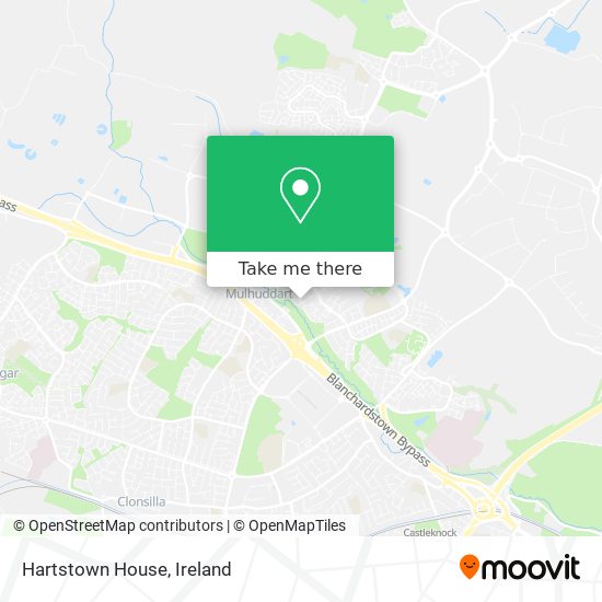 Hartstown House map