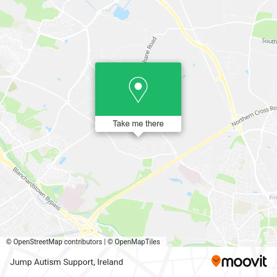Jump Autism Support map
