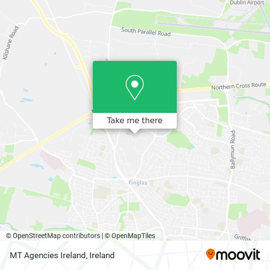 MT Agencies Ireland map