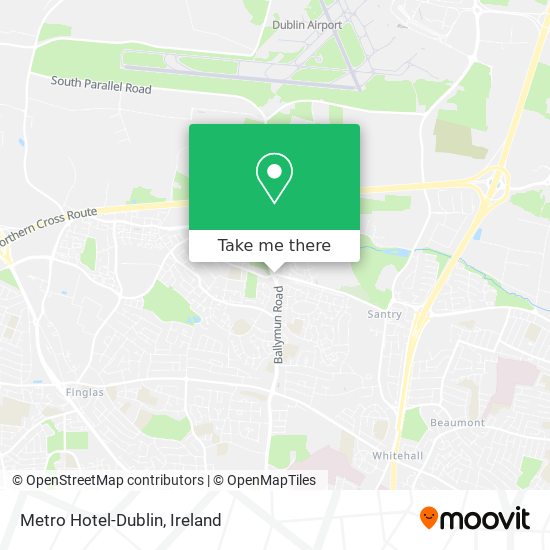 Metro Hotel-Dublin map