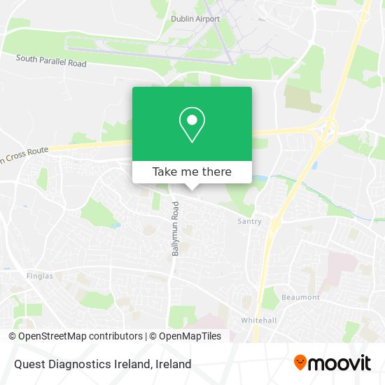 Quest Diagnostics Ireland map