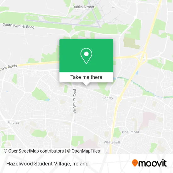 Hazelwood Student Village map