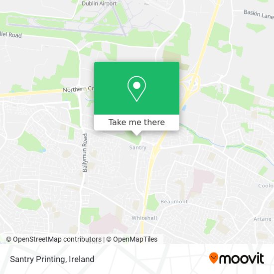 Santry Printing map