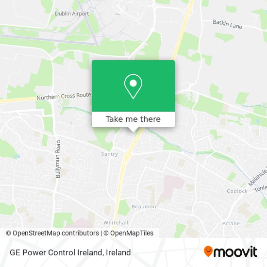 GE Power Control Ireland map