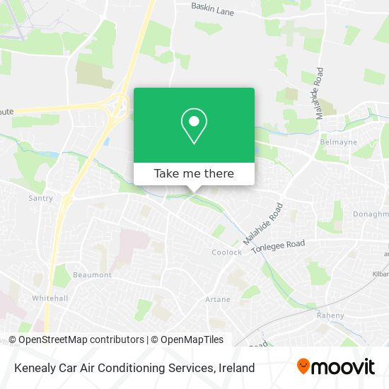 Kenealy Car Air Conditioning Services map