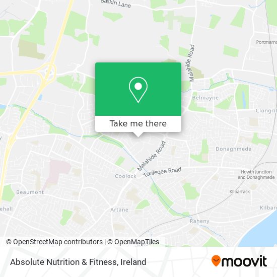 Absolute Nutrition & Fitness map