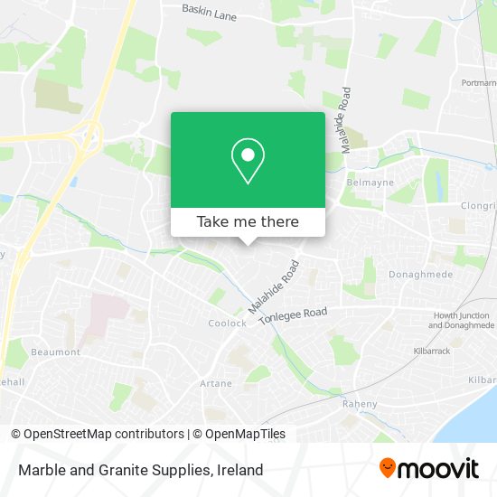 Marble and Granite Supplies map