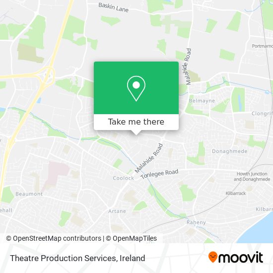 Theatre Production Services map