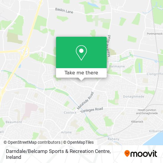 Darndale / Belcamp Sports & Recreation Centre map