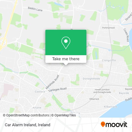 Car Alarm Ireland map