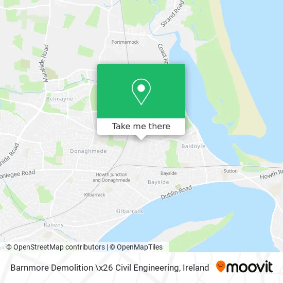 Barnmore Demolition \x26 Civil Engineering map