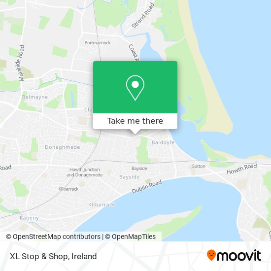 XL Stop & Shop map