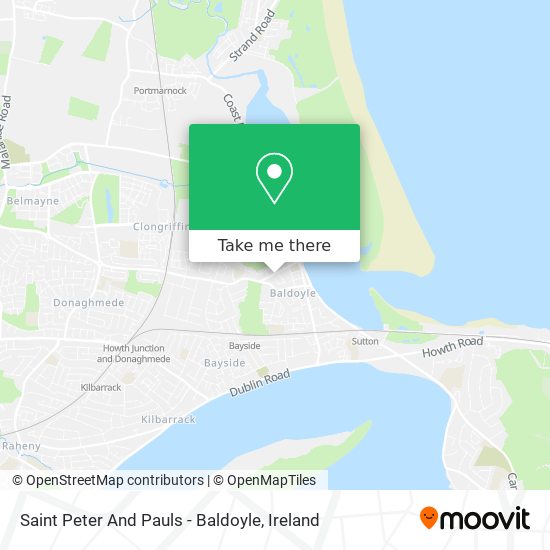 Saint Peter And Pauls - Baldoyle map