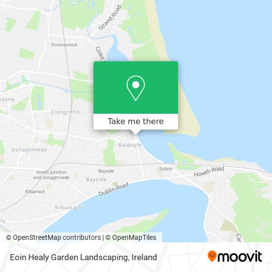 Eoin Healy Garden Landscaping map