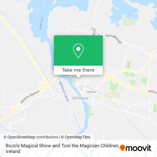 Bozo's Magical Show and Toni the Magician Children map