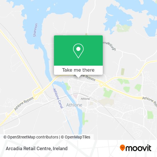 Arcadia Retail Centre map