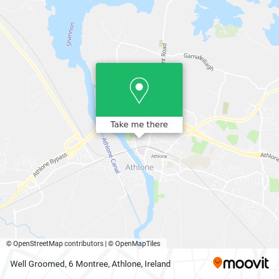 Well Groomed, 6 Montree, Athlone map