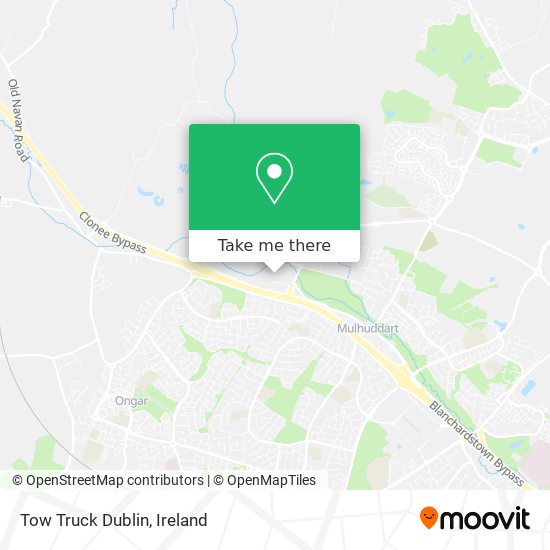 Tow Truck Dublin map