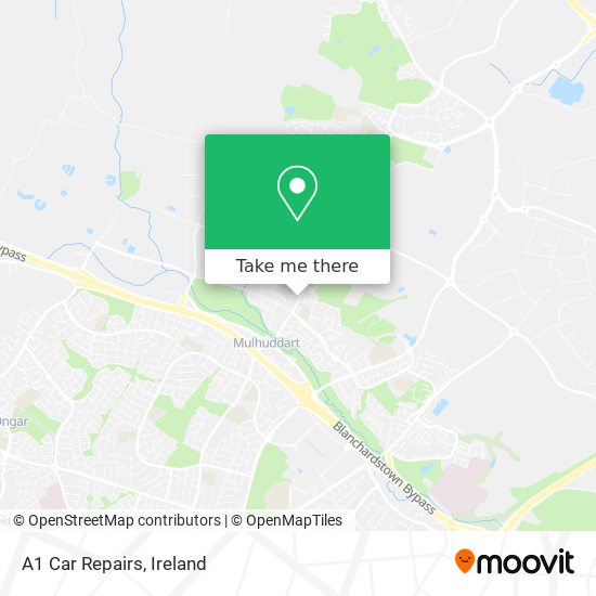 A1 Car Repairs map