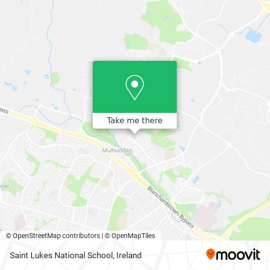 Saint Lukes National School map