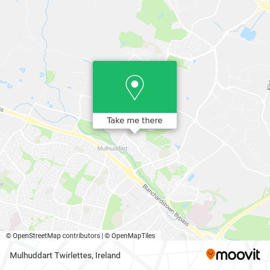 Mulhuddart Twirlettes map