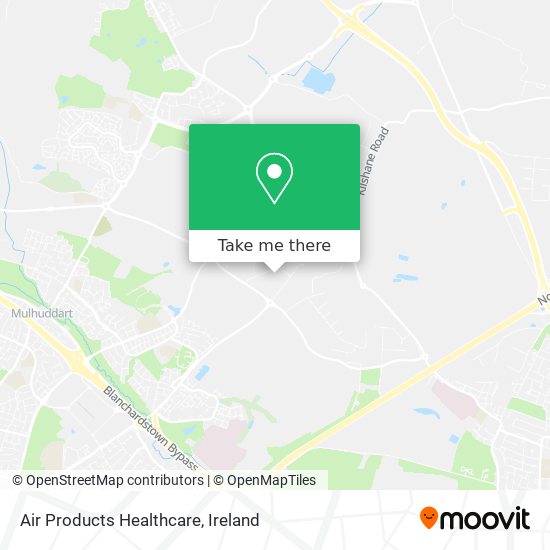 Air Products Healthcare map